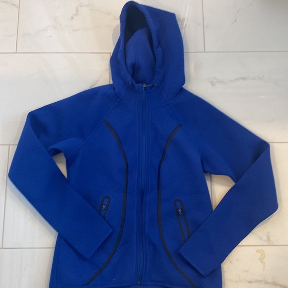 Great Blue Athleta womens Zip Up Hoodie Medium - Picture 5 of 8